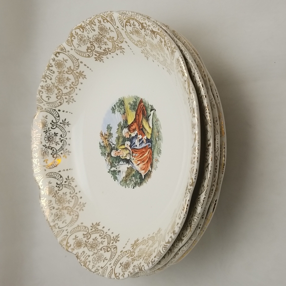 Sebring Chantilly George & Martha Washington Soup Bowls - Picture 9 of 16